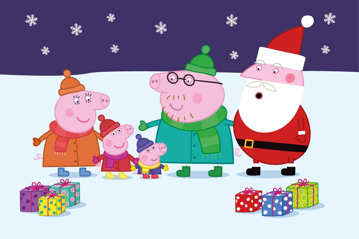 Peppa Pig Christmas Lights Bus Tour, Brigit's Bakery